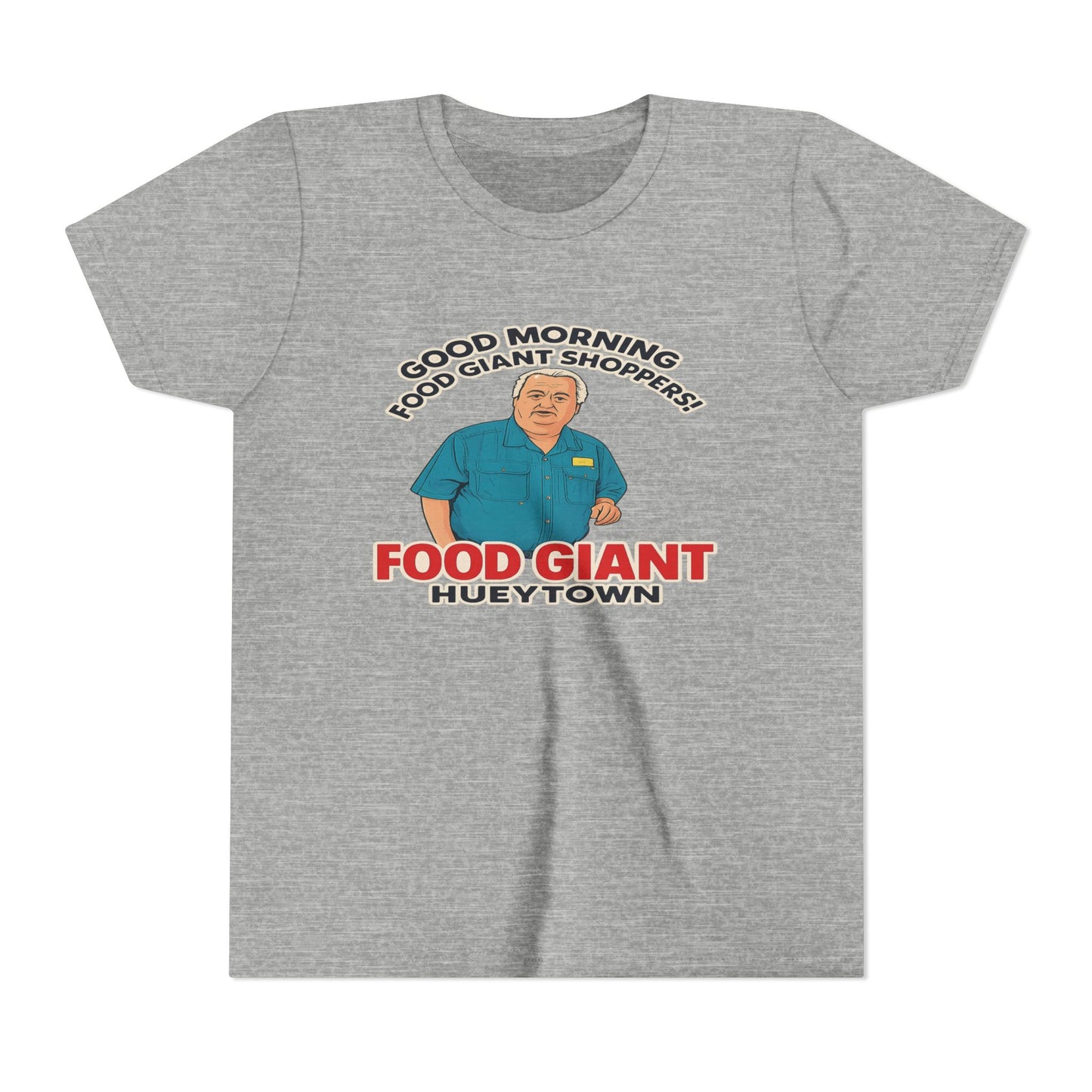 Youth “Good Morning Food Giant Shoppers” Graphic T-Shirt