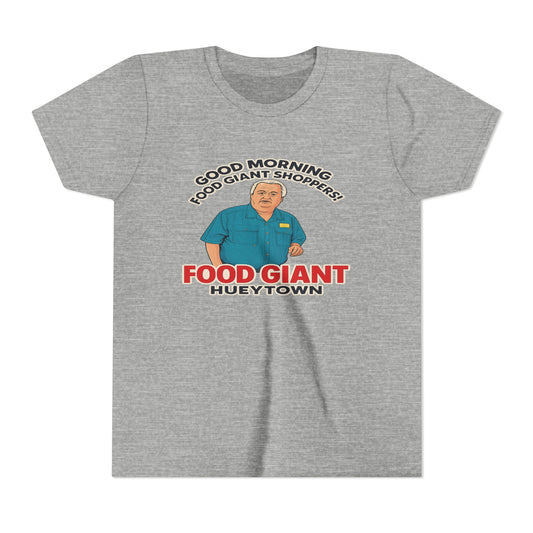 Youth “Good Morning Food Giant Shoppers” Graphic T-Shirt