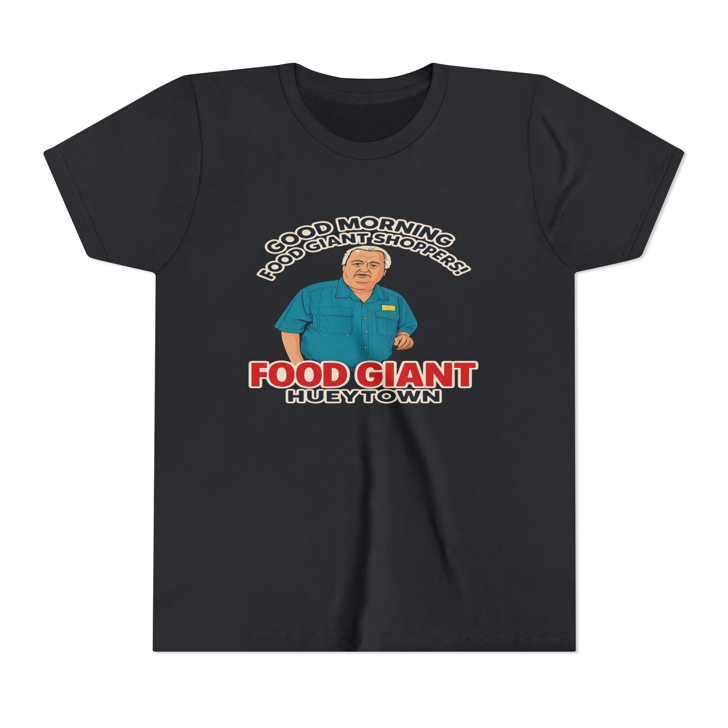 Youth “Good Morning Food Giant Shoppers” Graphic T-Shirt