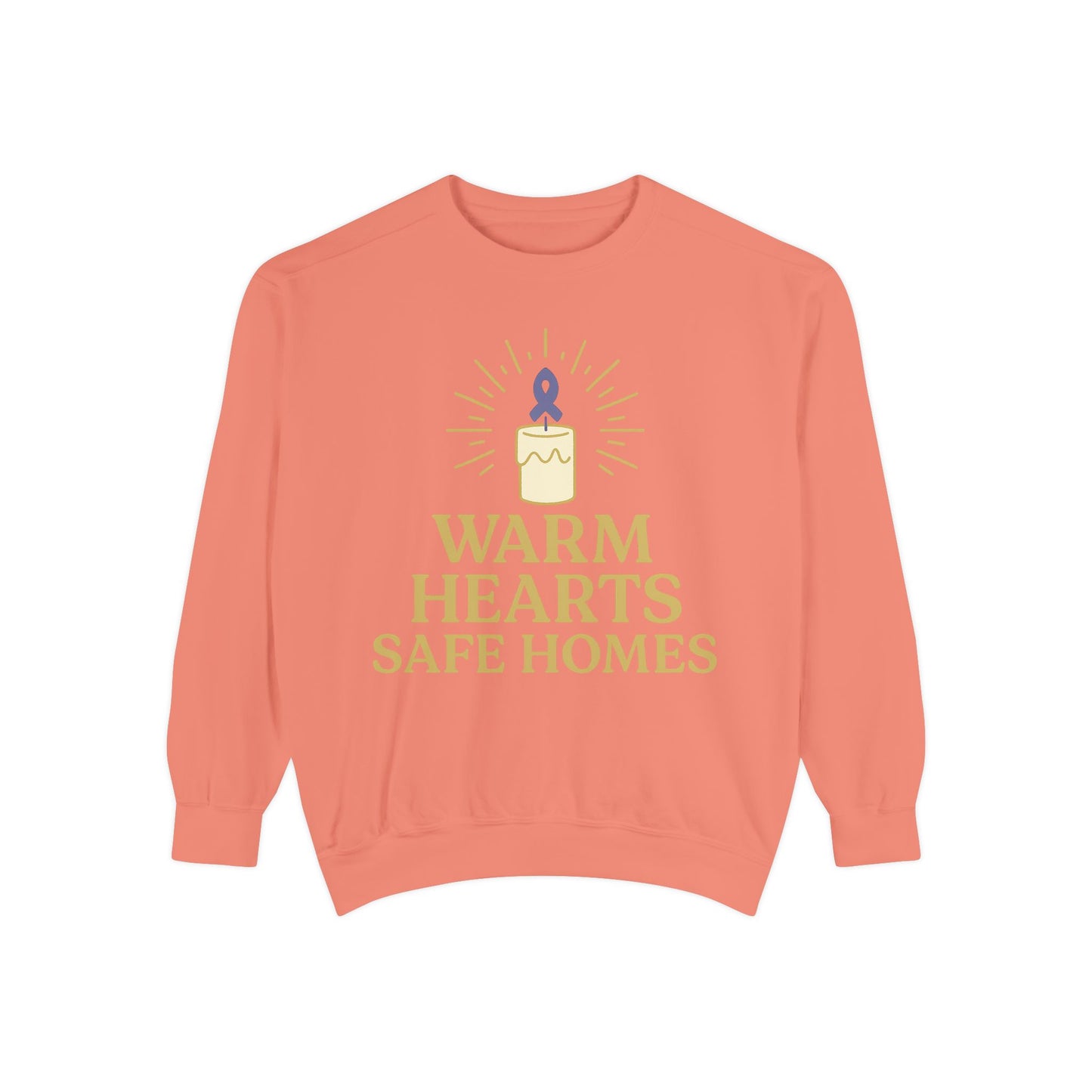 Unisex - Warm Hearts Safe Homes Crewneck