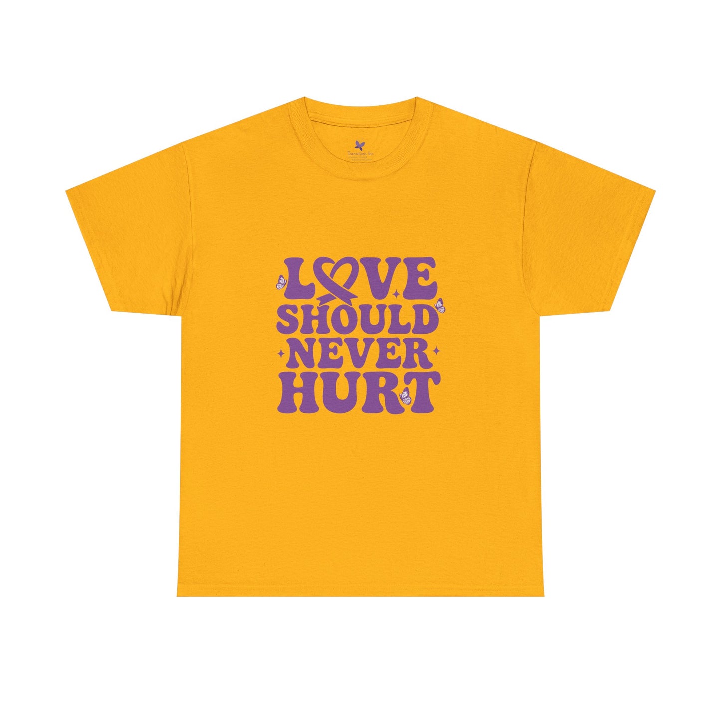 Love Should Never Hurt Survivor Support T-Shirt