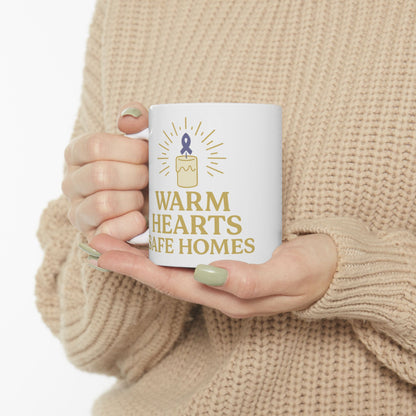 Warm Hearts Safe Homes Ceramic Mug