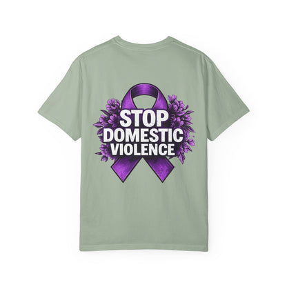 Stop Domestic Violence Awareness Apparel T-Shirt