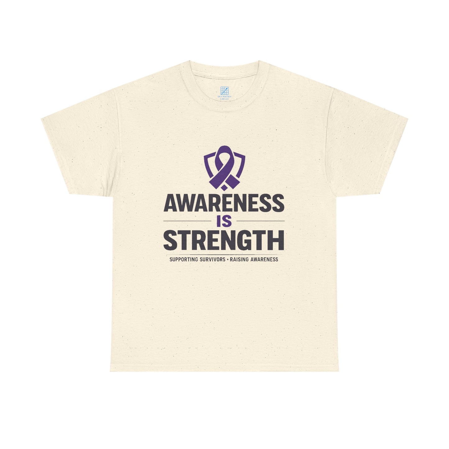 Awareness Is Strength – Domestic Violence Awareness T-Shirt
