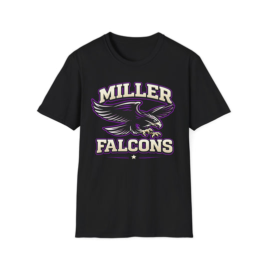 Miller Falcons Unisex Softstyle T-Shirt | Classic School Spirit Tee