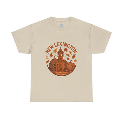 Unisex New Lexington Courthouse Historic Fall Tee-Shirt