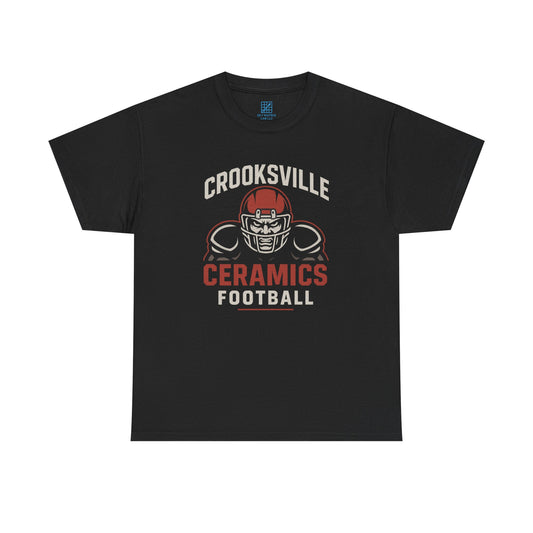 Unisex Crooksville Ceramics Football T-Shirt