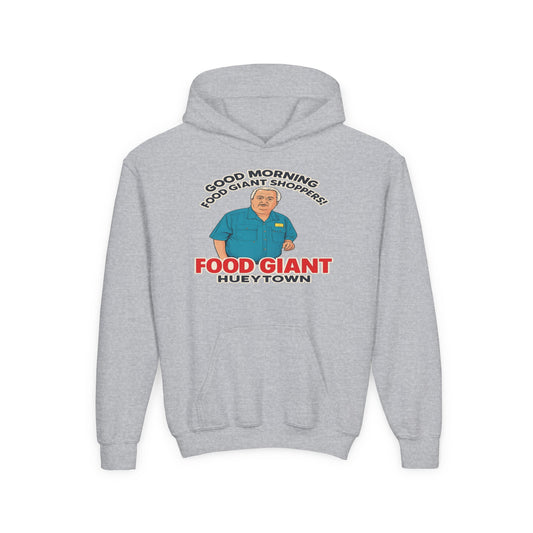 Youth “Good Morning Food Giant Shoppers” Graphic Hoodie