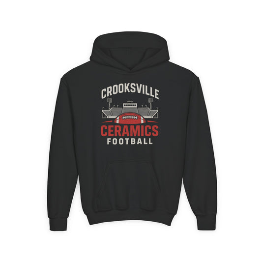 Unisex Youth Crooksville Ceramics Football Hoodie