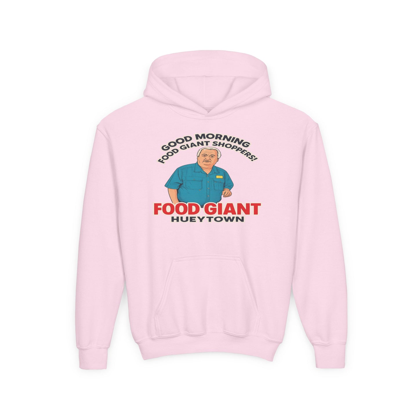 Youth “Good Morning Food Giant Shoppers” Graphic Hoodie